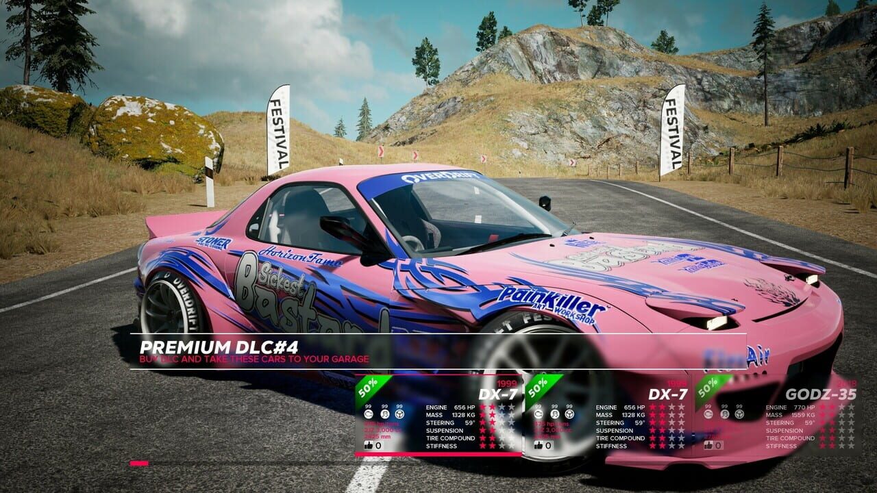 OverDrift Festival: Premium Cars Pack#4