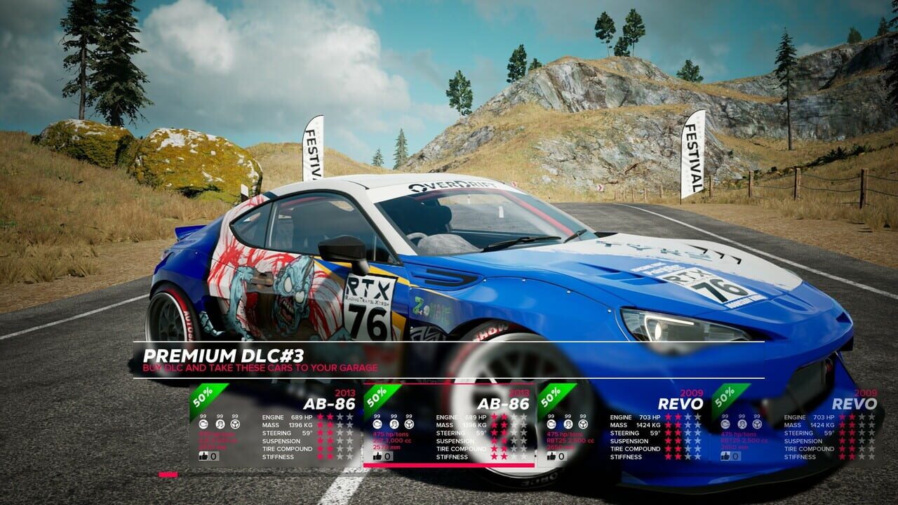 OverDrift Festival: Premium Cars Pack#3