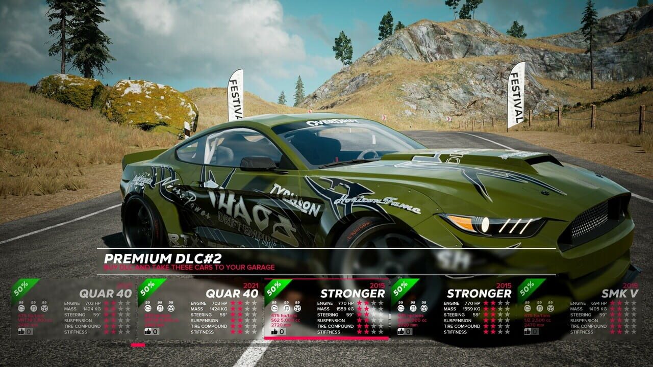 OverDrift Festival: Premium Cars Pack #2
