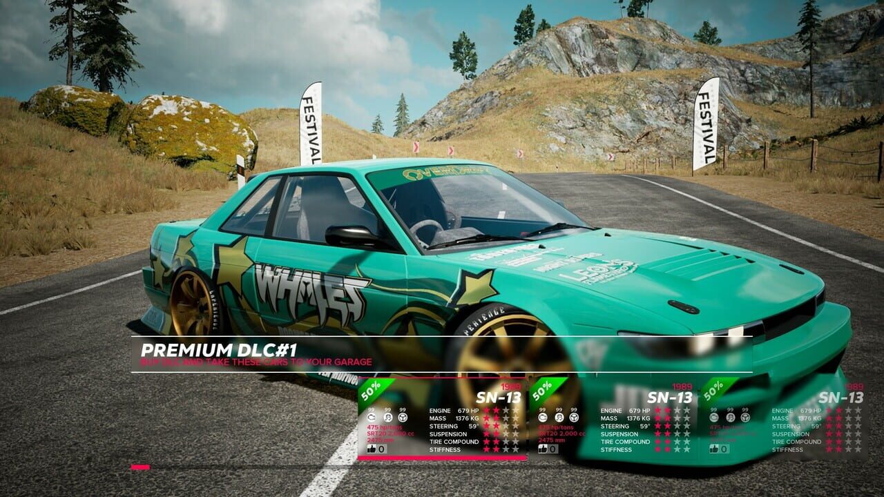 OverDrift Festival: Premium Cars Pack#1