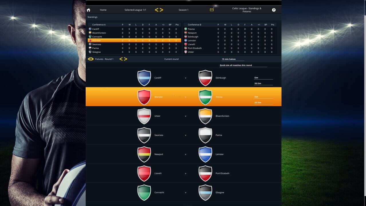 National Rugby Manager: European Rugby Pack