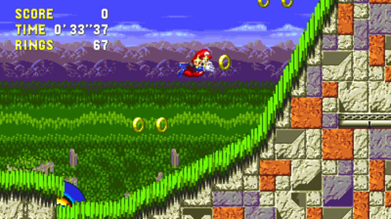 Super Mario in Sonic 3 AIR