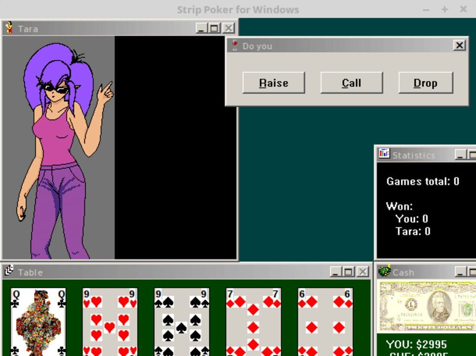 Windows Strip Poker