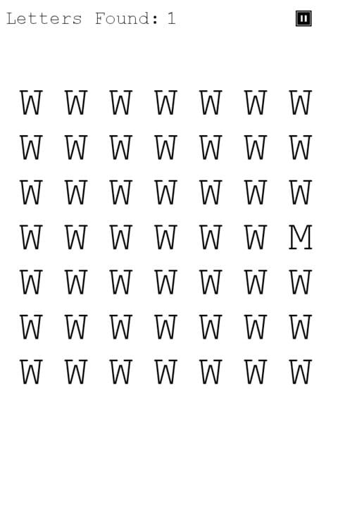 The Impossible Letter Game