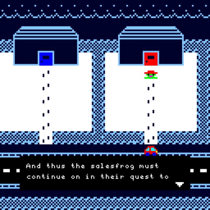 The Travelling Salesfrog Problem