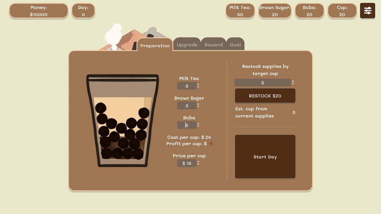 Boba Simulator