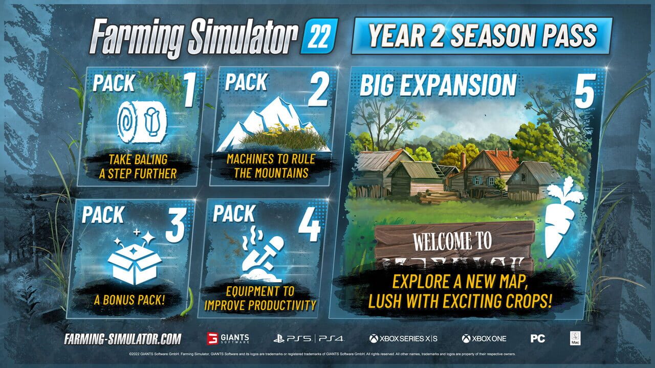 Farming Simulator 22 – Year 2 Season Pass