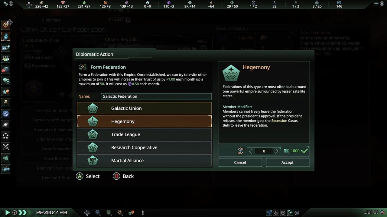 Stellaris: Console Edition – Federations