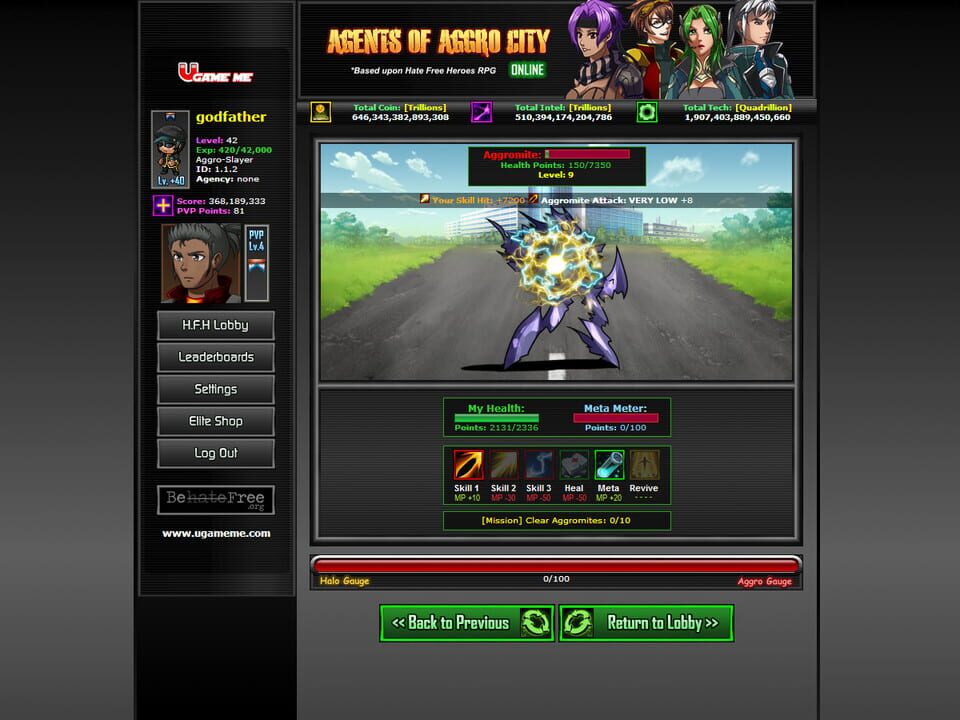 Agents of Aggro City Online