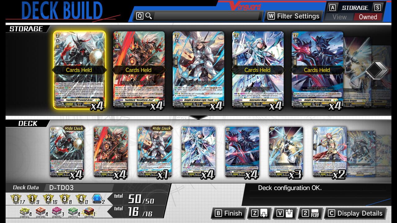 Cardfight!! Vanguard: Dear Days – Additional Deck D-TD03: Raika Koshiba – Skyfall Executors