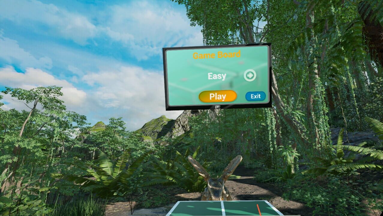 VR Dinosaur Pingpong
