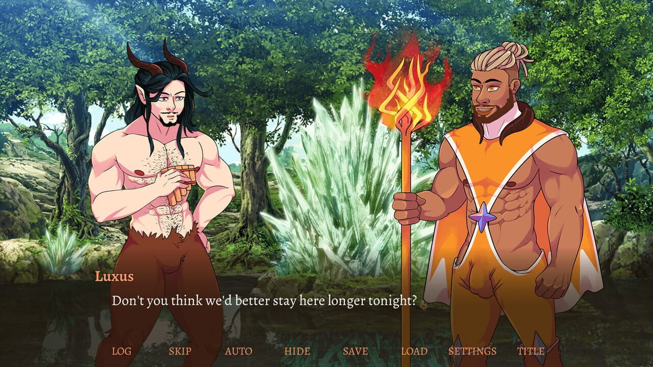 Burning Secrets: A Bara Visual Novel