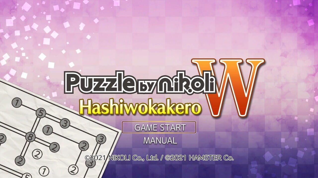 Puzzle by Nikoli W Hashiwokakero