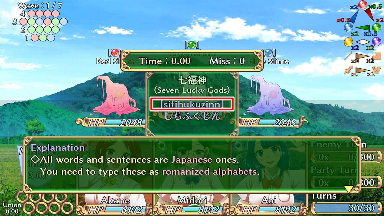 Students of Light Bonds: Typing RPG with Character Creation