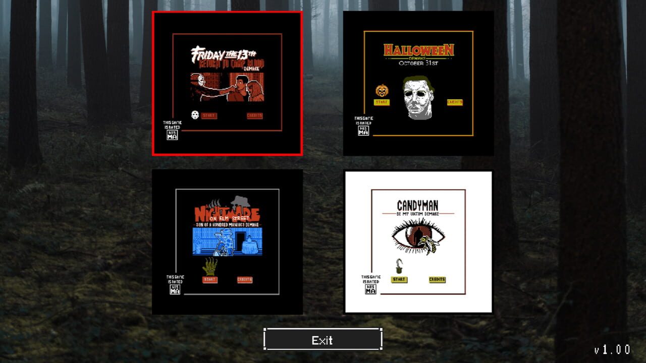 8-Bit Slasher 4-in-1 Horror Demakes