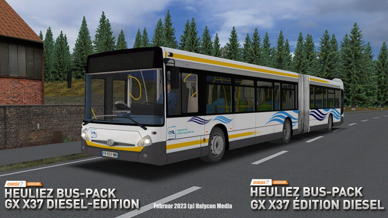 OMSI 2: Heuliez Bus Pack – GX x37: Diesel Edition