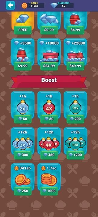 Idle Kitchen Tycoon