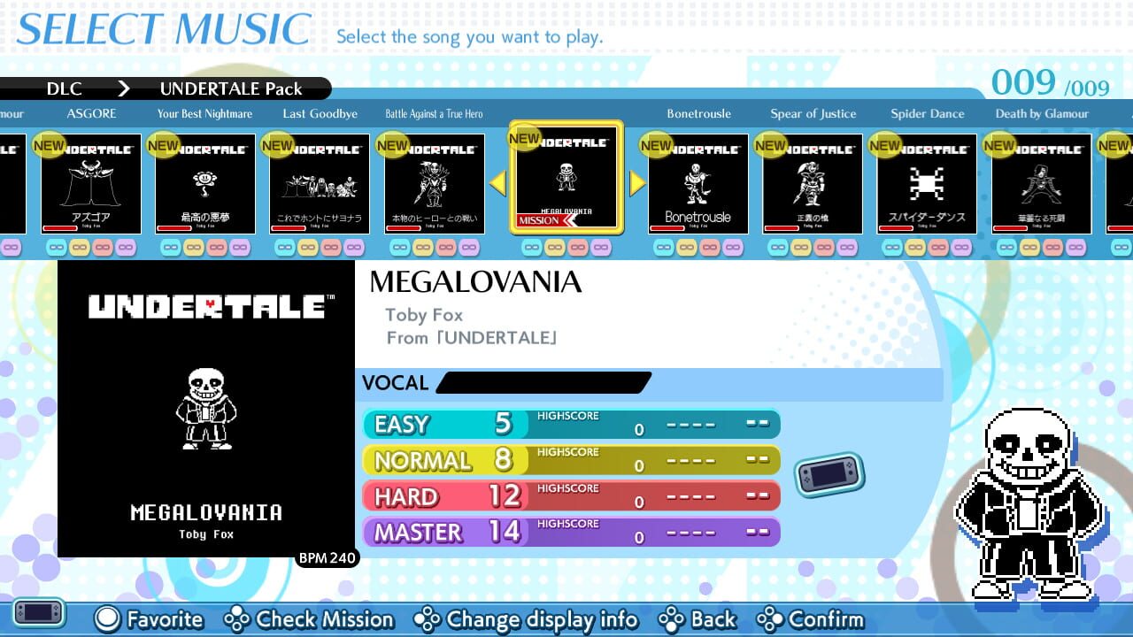 Groove Coaster: Wai Wai Party!!!! – Undertale Pack