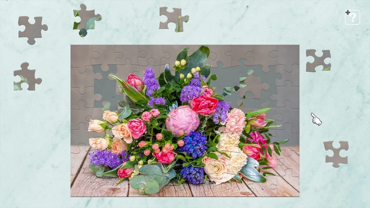 Jigsaw Masterpieces: Flower Arrangement
