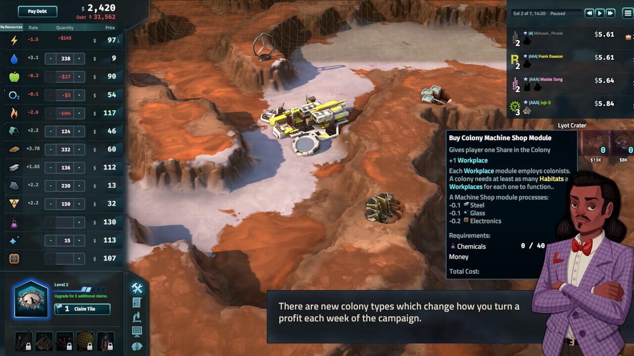 Offworld Trading Company: The Patron and the Patriot