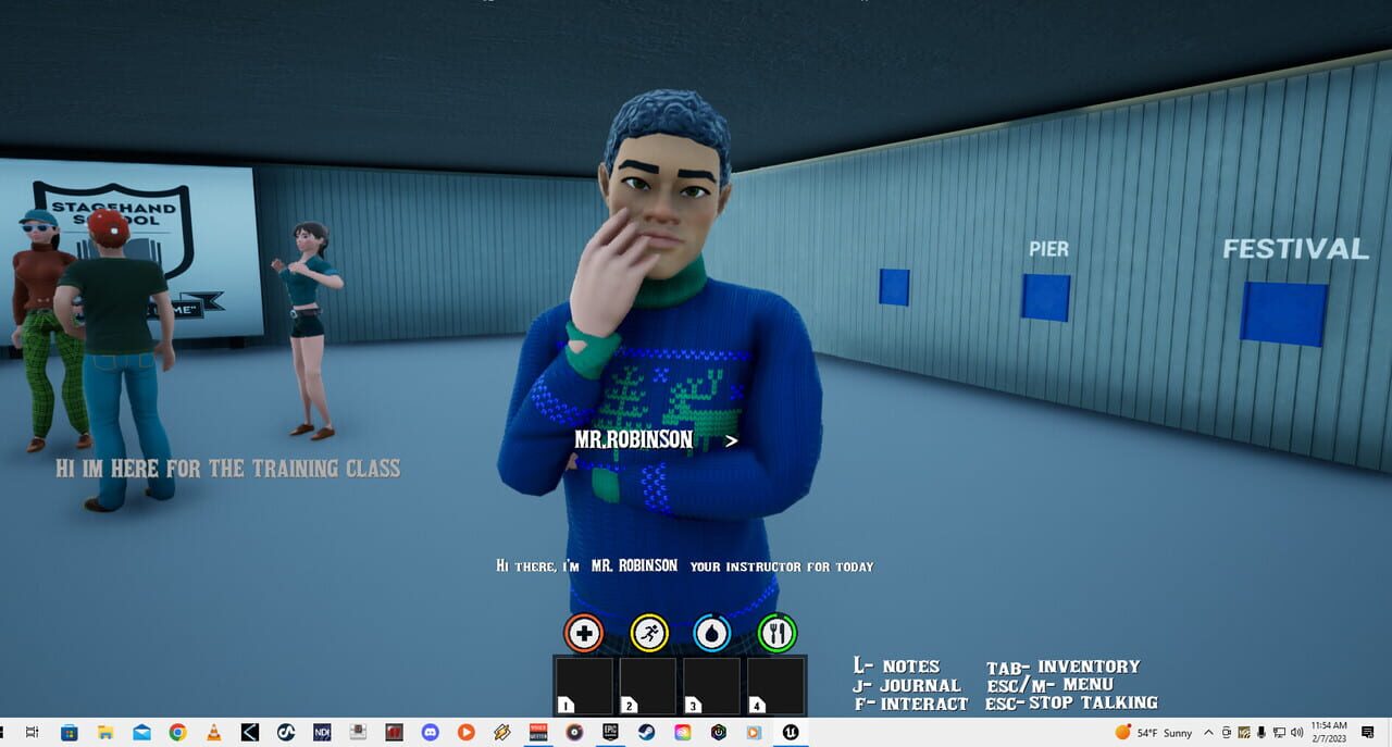 Stagehand Survival Simulator