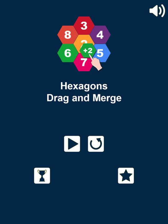 Drag n Merge Hexagons