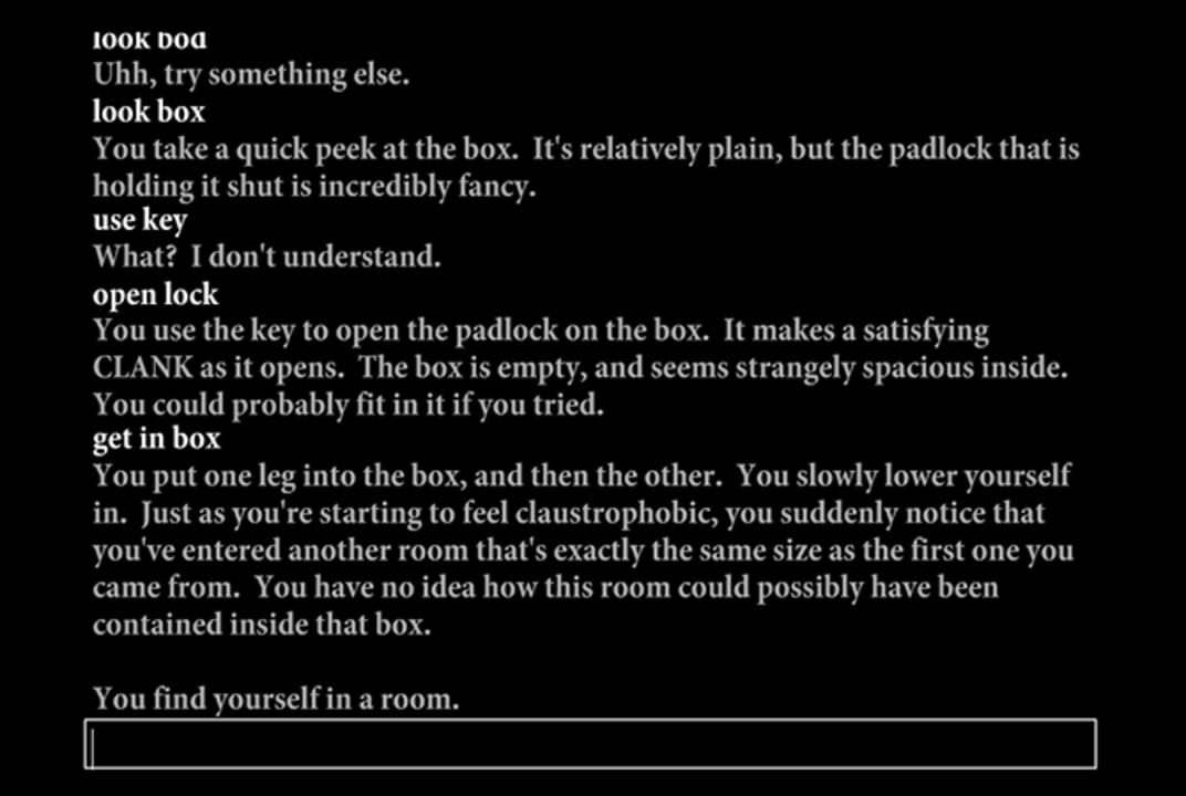 You Find Yourself in a Room