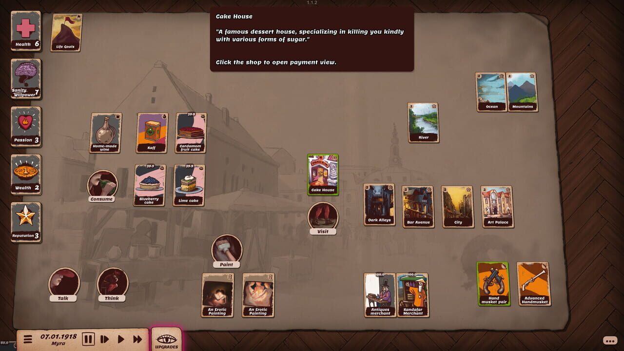 Artist Life Simulator: Cakes and Guns