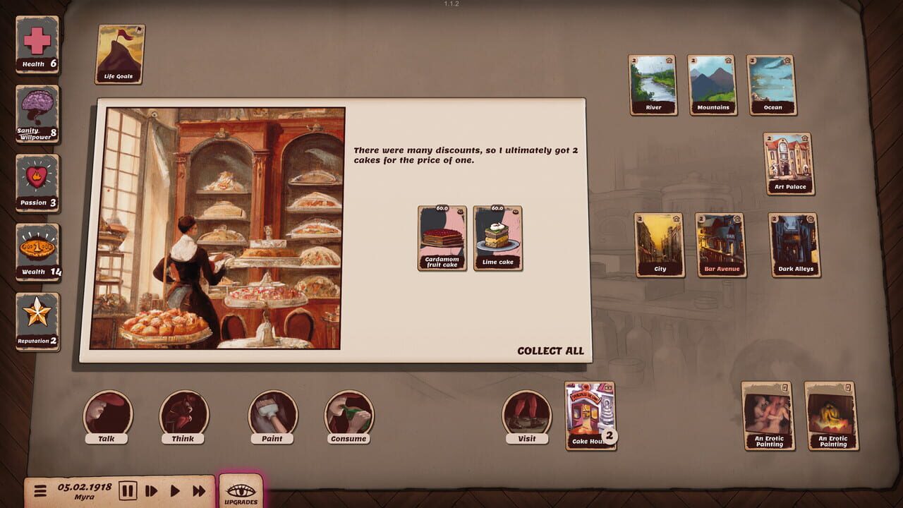 Artist Life Simulator: Cakes and Guns