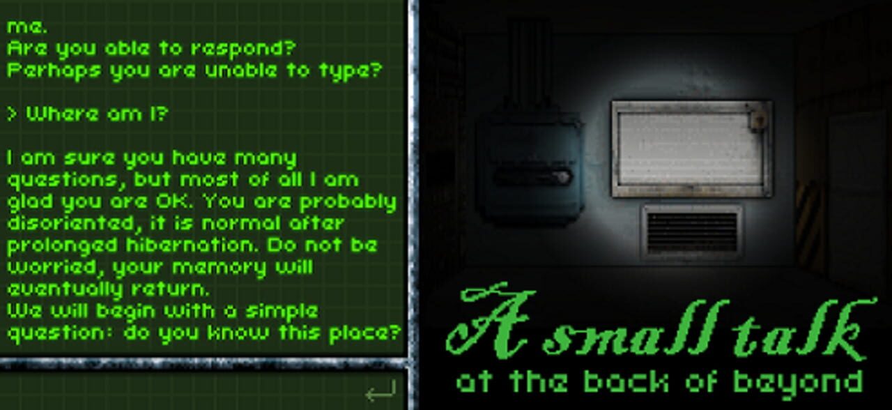 A Small Talk at the Back of Beyond