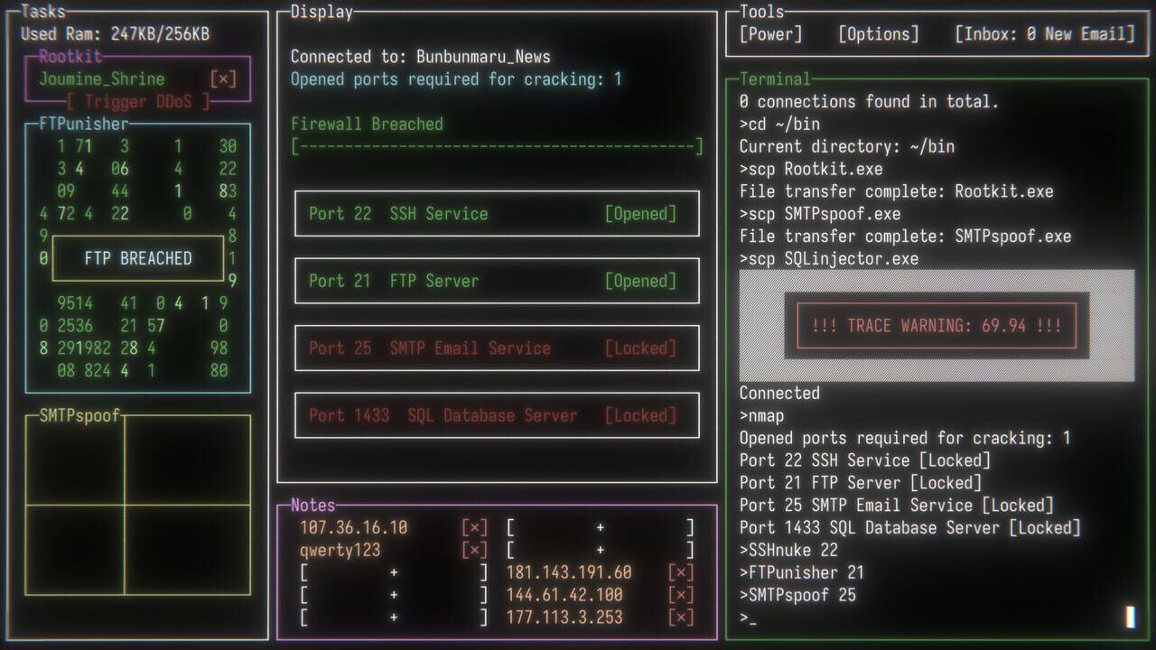 Hifuu OS: Hack Into the Barrier