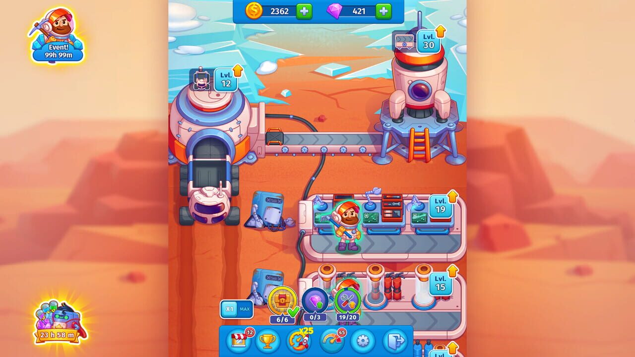 Idle Mars Colony