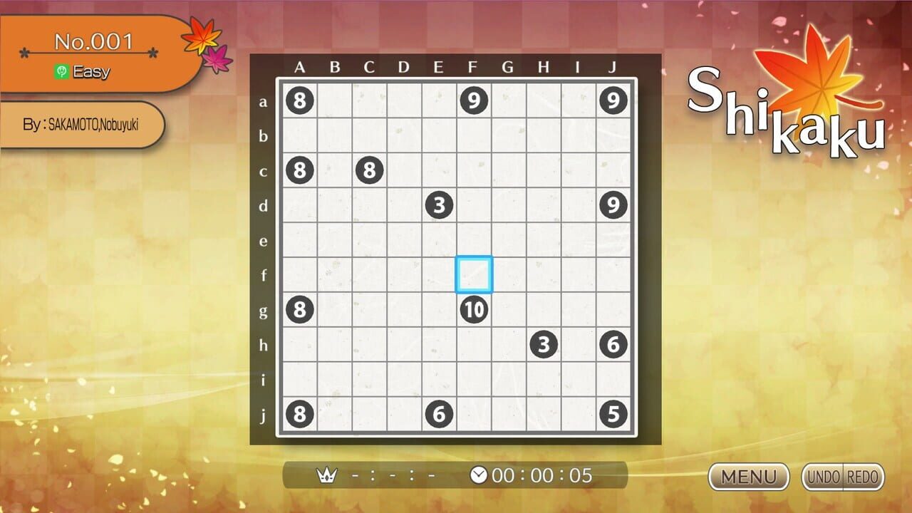 Puzzle by Nikoli W Shikaku