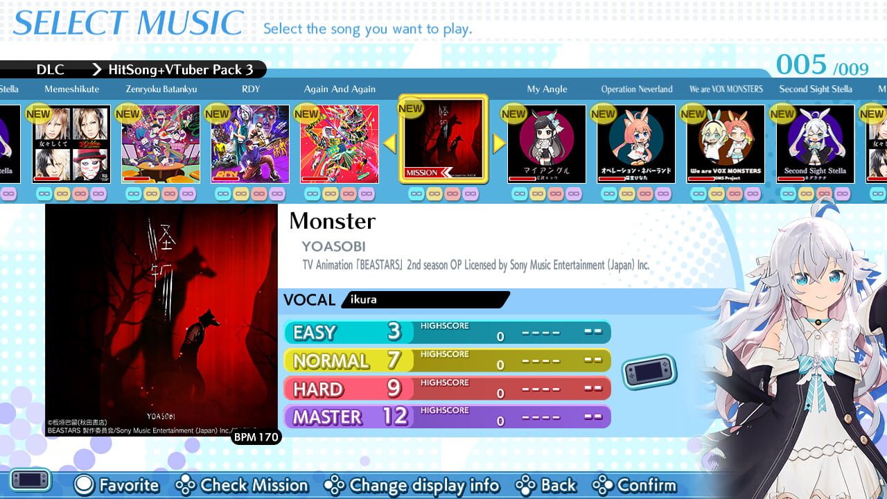 Groove Coaster: Wai Wai Party!!!! – Hit Song + VTuber Pack 3