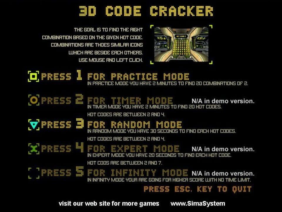 3D Code Cracker