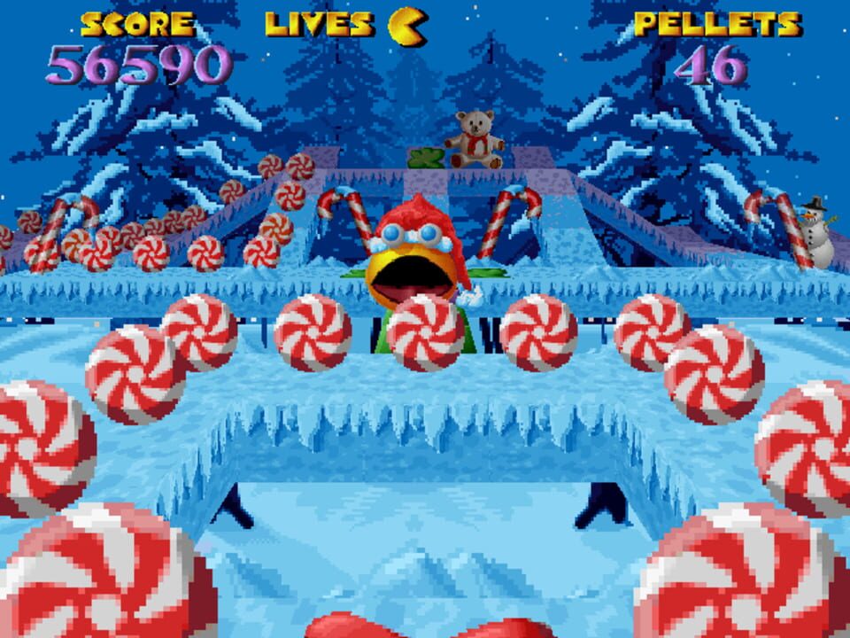 3D Maze Man: Adventures in Winter Wonderland