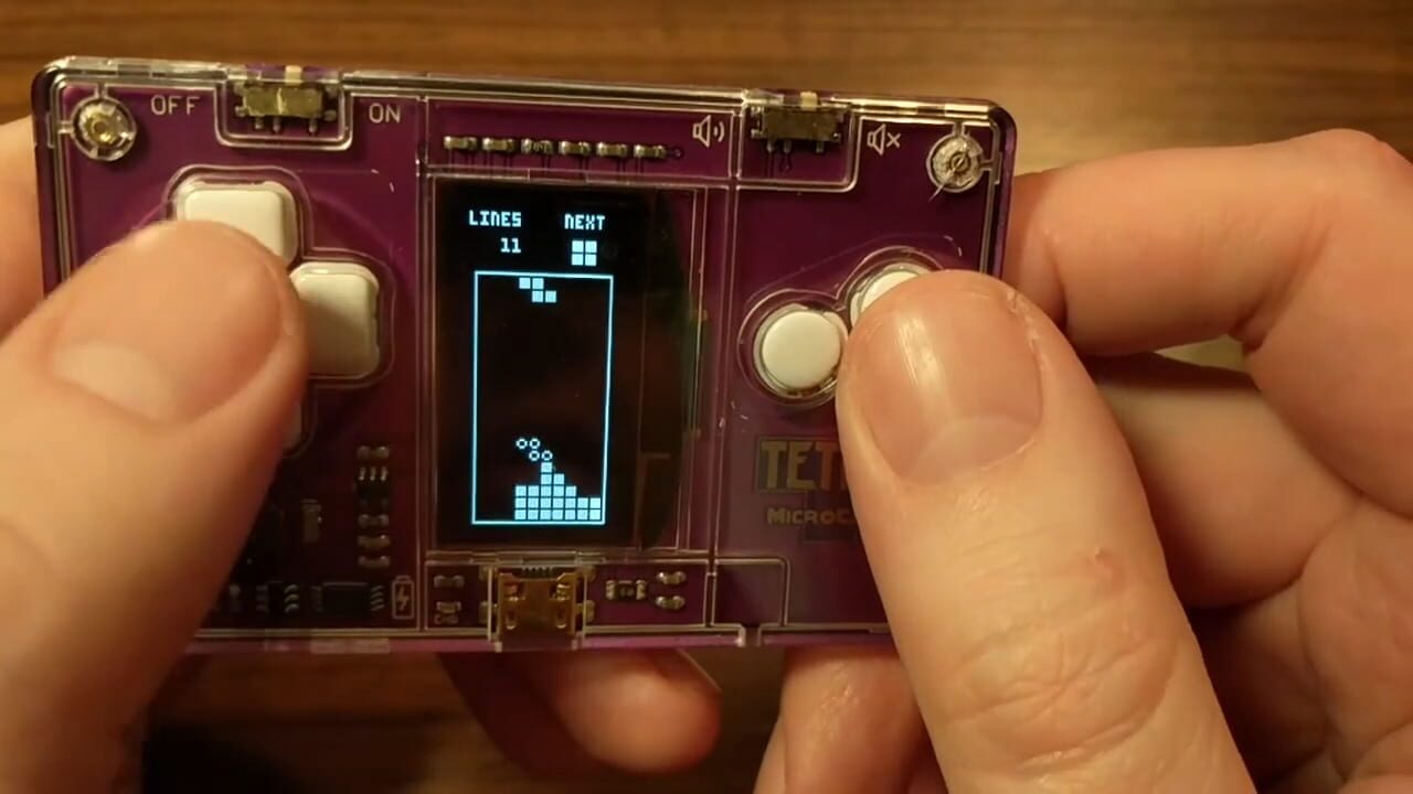 Tetris MicroCard