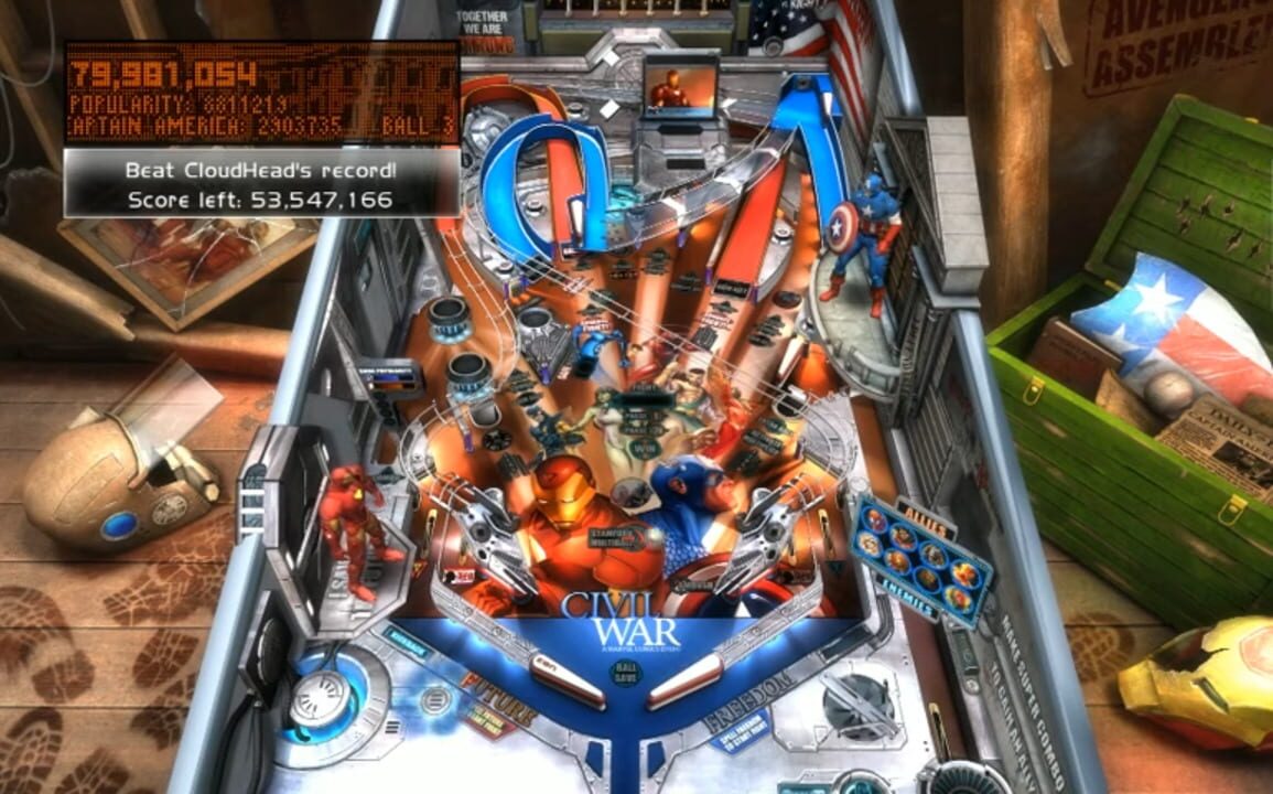 Pinball FX2: Marvel Civil War