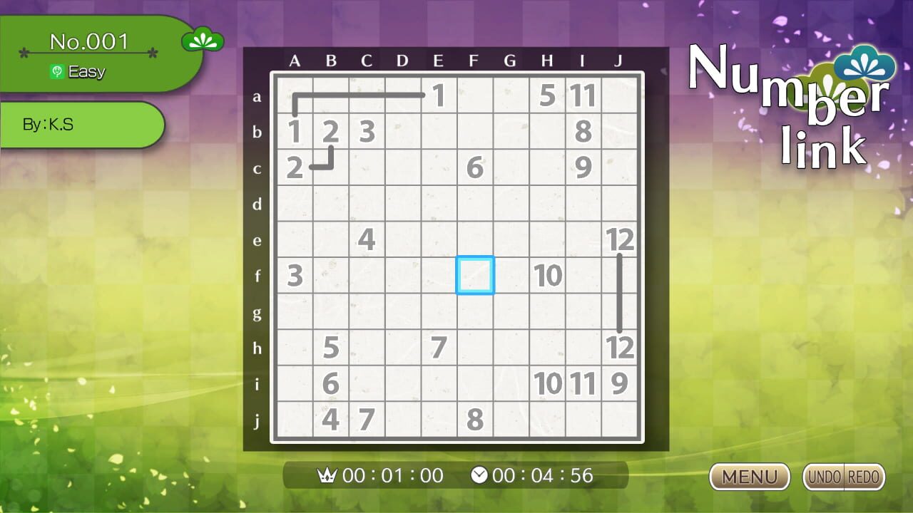 Puzzle by Nikoli S: Numberlink