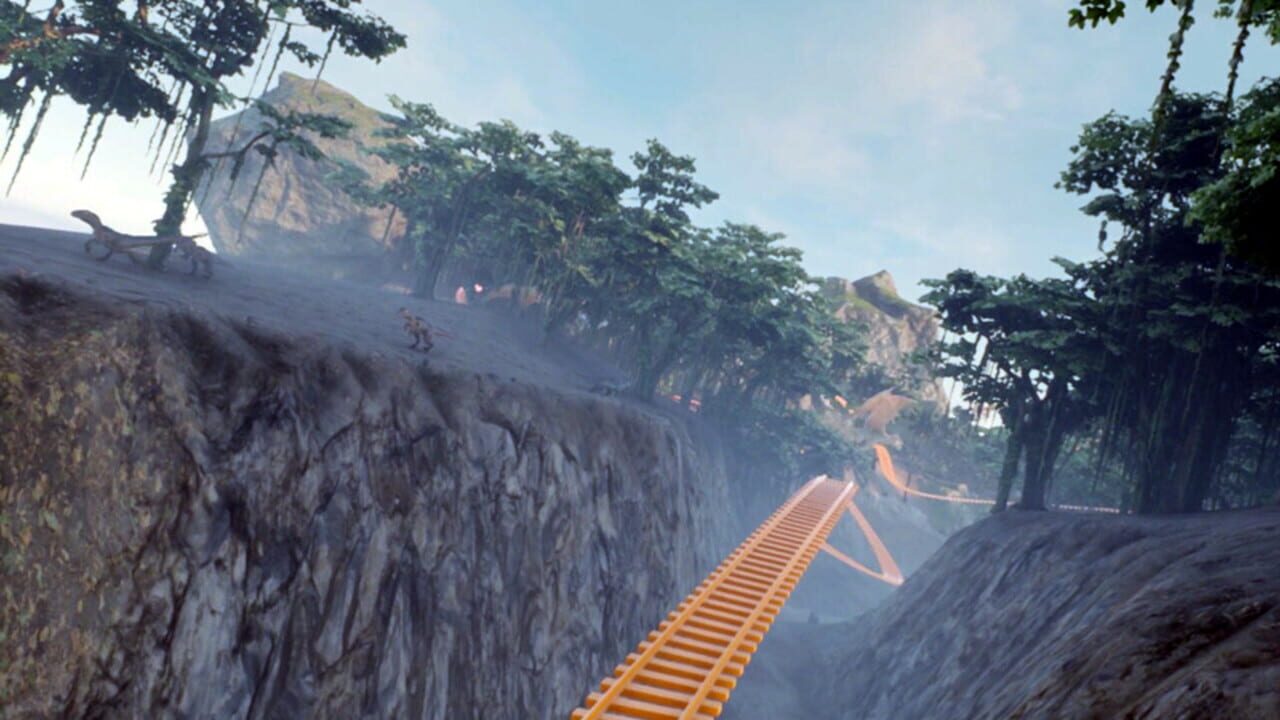 Immersive Jurassic World Roller Coaster VR