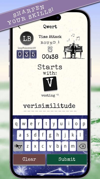 Qwert: A New Type of Word Game!