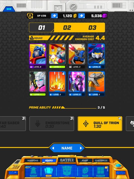 Transformers: Tactical Arena