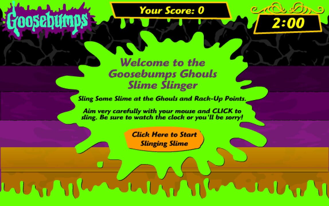 Goosebumps Ghouls Slime Slinger