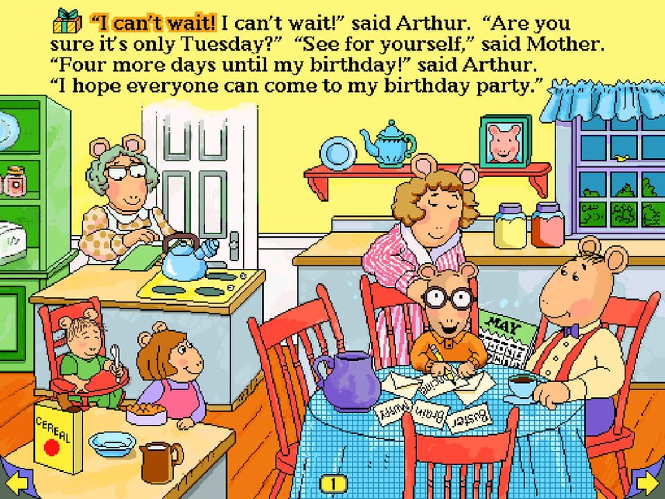 Living Books: Arthur’s Birthday