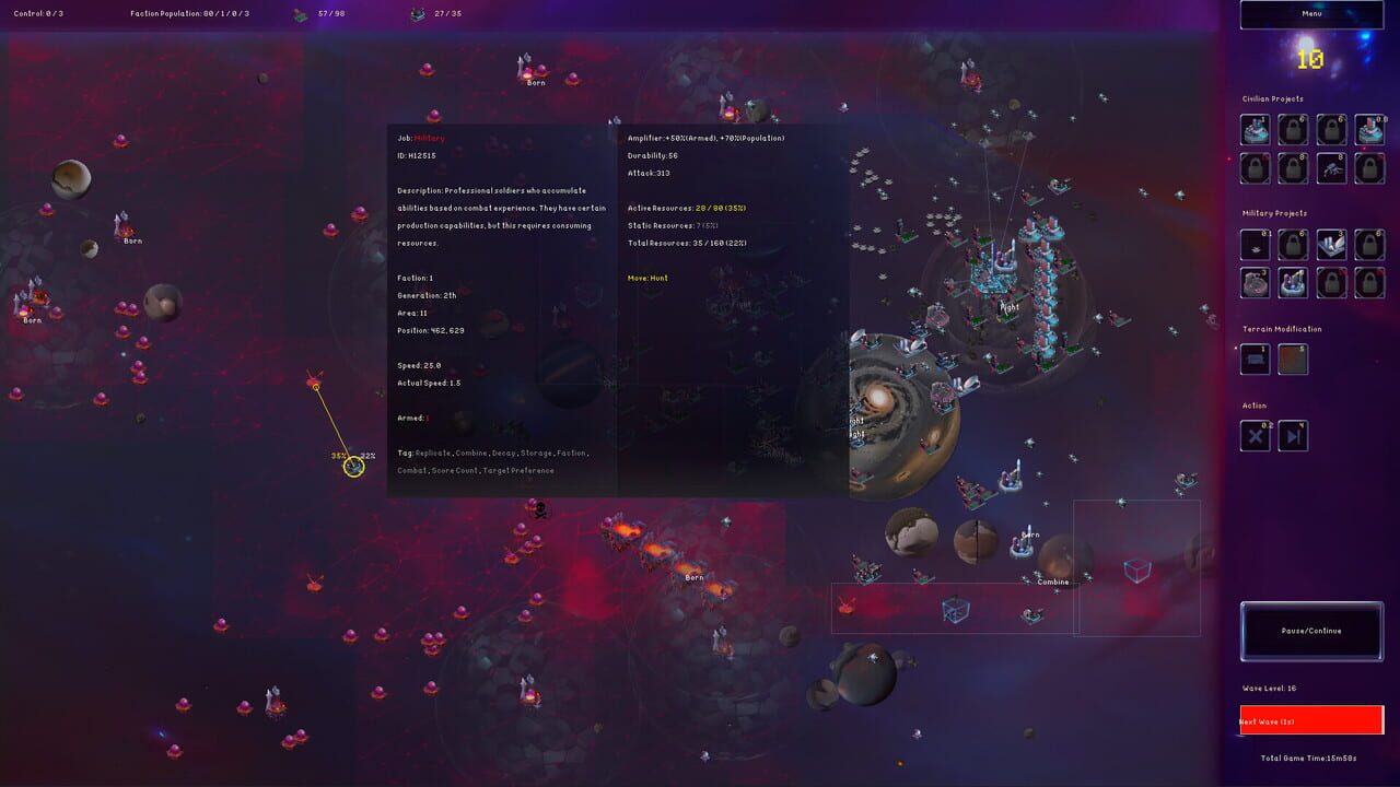 Galactic Defense: Automation