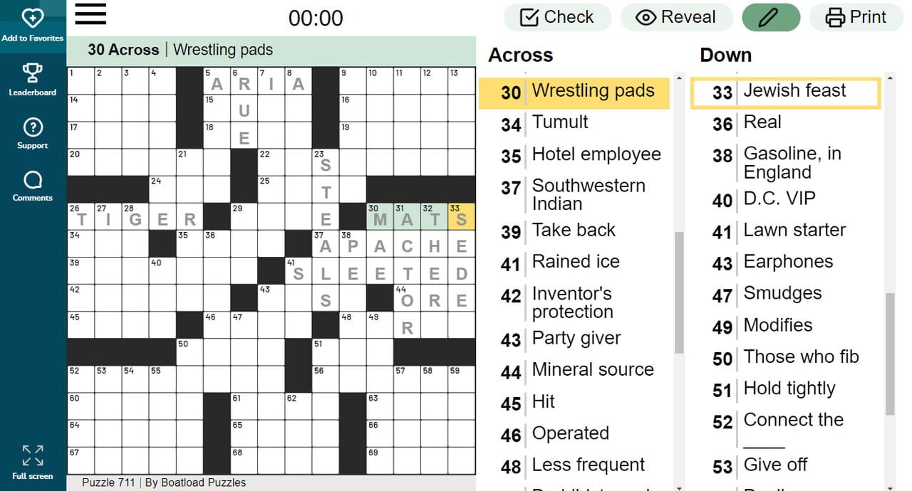 The Daily Crossword
