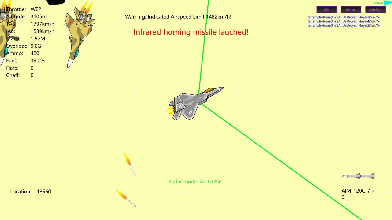 2D Dogfight: Lord of Sky