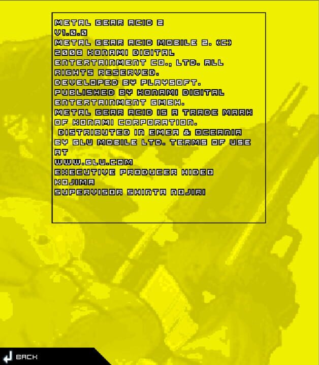 Metal Gear Acid 2 Mobile
