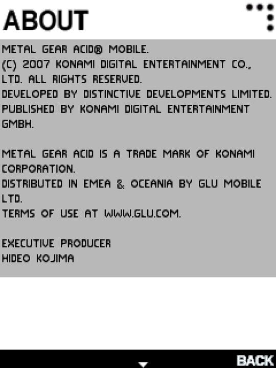 Metal Gear Acid: Mobile 3D