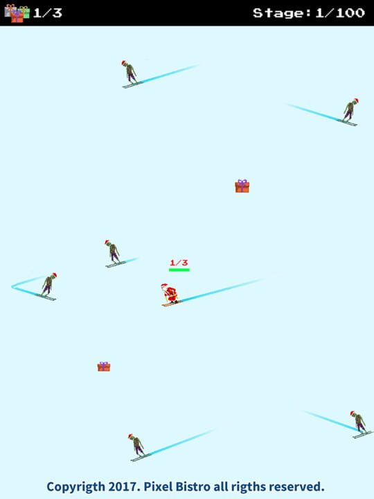 Santa Ski vs. Zombies Ski